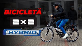 PRIMA BICICLETA HYBRID 2x2 din ROMANIA  MACAR AM INCERCAT [upl. by Sosna]