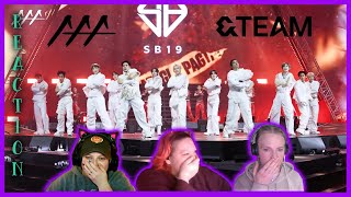 SB19 with ampTEAM AAA Performance Stage Version Reaction  Kpop BEAT Reacts [upl. by Letta]