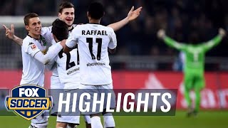 Nordtveit stunning free kick gives Gladbach 10 lead  2015–16 Bundesliga Highlights [upl. by Nahsar]