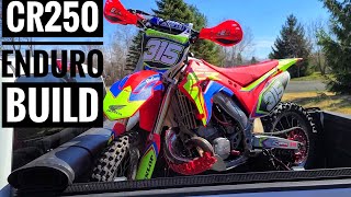 Honda CR250r Woods amp Enduro build [upl. by Hsirrehc]