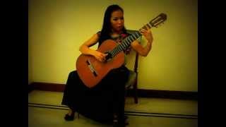 Happy New Year on Classical guitar arranged and played by Thu Le [upl. by Moffitt971]