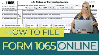 How To File Form 1065 Online MultiMember LLC amp Partnership Tax Form  How to Use Tax Act [upl. by Ateerys]