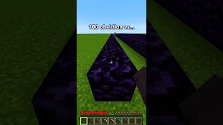 100 OBSIDIAN VS PICKAXE shortsfeed viralshorts minecraft [upl. by Harper]