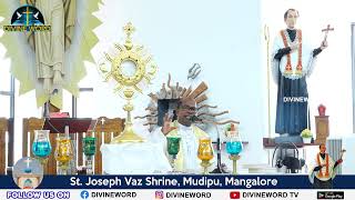 Adoration Mass amp Novena  14062024  St Joseph Vaz Shrine Mudipu [upl. by Ttcos489]