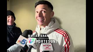 Matías Kranevitter post partido reacción inmediata  River Plate 1  1 Rayados [upl. by Harleigh]