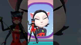 Bug Noir Miraculous Ladybug My Talking Angela 2 bugnoir miraculous ladybug miraculousladybug [upl. by Uta]