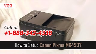 How to setup Canon Pixma MX490 [upl. by Gerrie]