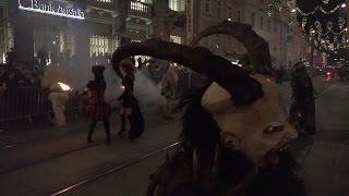 KrampusPerchtenlauf in Graz 2016 Lumia 950 [upl. by Kriss718]