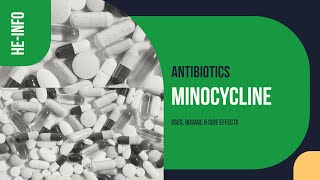 Minocycline  Uses Dosage Side Effects amp Mechanism  Minocin [upl. by Yrret660]