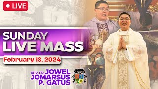 SUNDAY FILIPINO LIVE MASS TODAY II FEBRUARY 18 2024 II FR JOWEL JOMARSUS GATUS [upl. by Nyladnek]