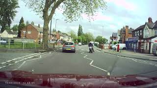 Motorbike Fails To Stop at Crossing [upl. by Ynes]