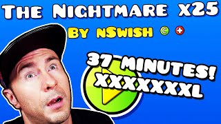 The Nightmare 25x IN A ROW 37 MINUTES LONG LEVEL [upl. by Juline]