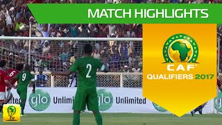 Nigeria vs Egypt  Africa Cup of Nations Qualifiers 2017 [upl. by Claribel138]