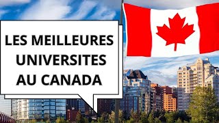 TOP 10 des meilleures universités du Canada [upl. by Ty]