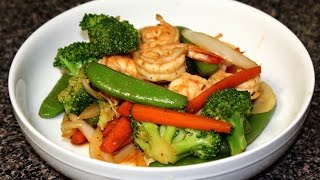 Shrimp amp Vegetable Stir Fry Recipe [upl. by Cyn]