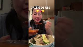 filomenalaoaxaqueña😋🌶️😋caldo de res [upl. by Lucchesi]