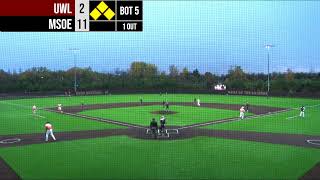 MSOE D2 CLUB BASEBALL Vs UW LACROSSE GAME 1 [upl. by Nyleda]