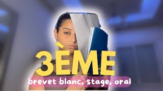 LA 3ÈME stage brevet blanc oralbrevet JE VOUS DIS TOUT CONSEILS [upl. by Acirt168]