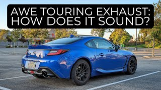 New Exhaust for my 2022 Subaru BRZ AWE Touring Install and Review [upl. by Kincaid597]