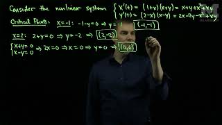 Linearization of Nonlinear Systems Example 2 [upl. by Nelram]