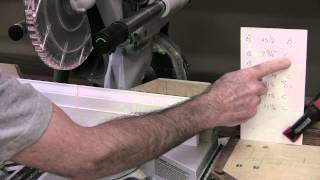 Installing Baseboard Cutting a baseboard cutlist [upl. by Rokach]