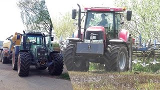 Gülle fahren und einarbeiten  Fendt und Case [upl. by Ecyac]