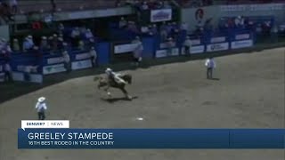 Greeley Stampede rodeo one of top 20 rodeos in the country [upl. by Romelle]