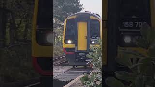 158 799 passing through Great Coates from Leicester to Grimsby Town [upl. by Lilybel]