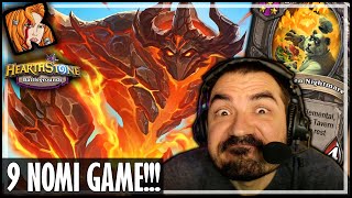 I GOT 9 NOMIS THIS GAME  Hearthstone Battlegrounds [upl. by Boigie]