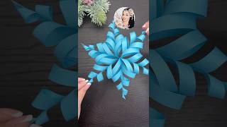 WoW ❄️ Easy Paper Christmas Decorations 2024 Snowflake [upl. by Poree]