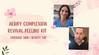 AERIFY COMPLEXION REVIVAL PEELING KIT  EMERAGE SKIN  Beauty Tap  Dr Jason Emer [upl. by Severn472]