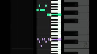 Field of Hopes and Dreams EASY Piano Tutorial  Deltarune shorts [upl. by Lunsford670]