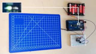 Arduino capacitive touch  proximity sensor battery powered [upl. by Aicenaj936]