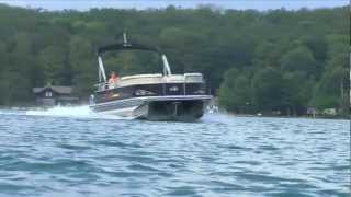 Fast Pontoon Boats Waveglider System on Avalon [upl. by Stevie]