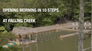 What opening day is like at summer camp in 10 Steps  Welcome to Falling Creek 2024 [upl. by Twitt]