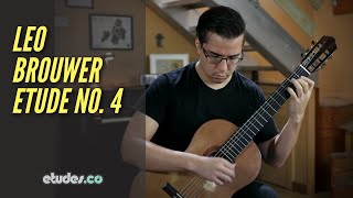 Leo Brouwer  Etude No 4 [upl. by Pironi879]