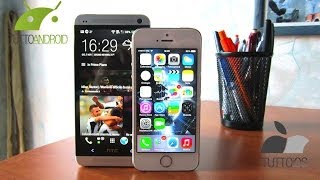 iPhone 5S vs HTC One il confronto di TuttoAndroidnet [upl. by Lempres]