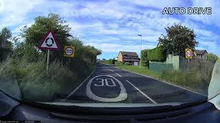 Gosforth Test Route Mock Driving Test Using Sat Nav [upl. by Sirdna]