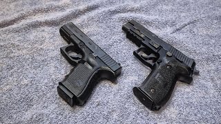 SIG P226 MK25 amp P320 M17 Review A Tale Of Two SIGs [upl. by Nollek586]