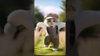 Motorcycle Dance shorts cat tiktok cute funny [upl. by Evslin424]