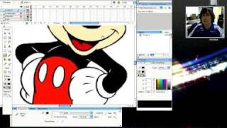 Flash 8 Tutorial  How to Trace a Character [upl. by Lennaj86]