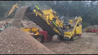 IMPACTOR  Keestrack R3 Impactor crushing concrete [upl. by Amorette]