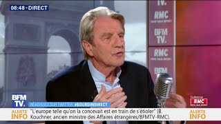 Bernard Kouchner  quotLa France doit être prudente et ne pas être arrogantequot [upl. by Onej]