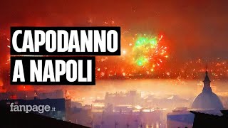 Capodanno a Napoli lo spettacolo dei fuochi dartificio [upl. by Tiffi]