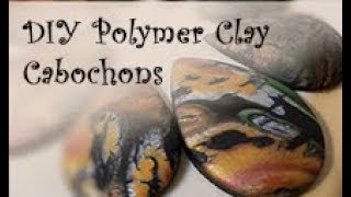 DIY PolyClay Cabochon [upl. by Davy377]