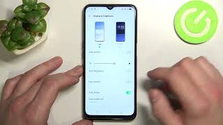How to Locate and Manage Display Settings in Oppo A16  Operate Display Options [upl. by Risley]