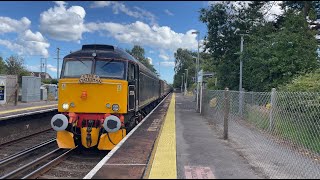 57311  47712 ‘Lady Diana Spencer’ Passing Through Beaulieu Road Station [upl. by Gottwald]