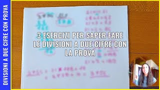 Divisioni a Due Cifre con la Prova  Colonna ➗ 3 Esercizi Svolti Per Capirle ElementariMedie [upl. by Inaniel330]