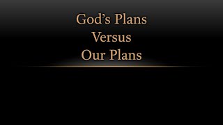 TURFJC Sunday Message Gods Plans Versus Our Plans [upl. by Azpurua605]