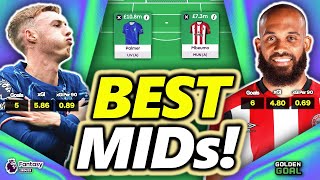 BEST MIDFIELDERS IN FPL THIS SEASON  Fantasy Premier League 2425 [upl. by Reaht]